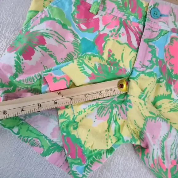 Lilly Pulitzer Big Flirt Callahan women's shorts Sz 2 Preppy Resort Wear Beachy - Picture 6 of 11